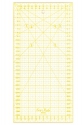 Quilting ruler, 160x320 mm, metric scale, yellow