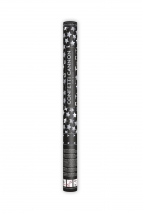 Tuba z gwiazdkami, srebrny, 60cm