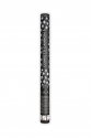 Confetti cannon with stars, silver, 60cm
