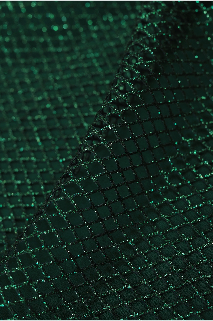 ELASTIC GLITTER TULLE T2836