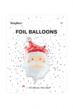 SANTA CLAUS FOIL BALLOON 50x70 cm