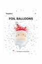 SANTA CLAUS FOIL BALLOON 50x70 cm