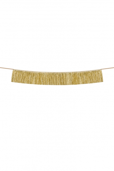 FRINGE GARLAND GOLD