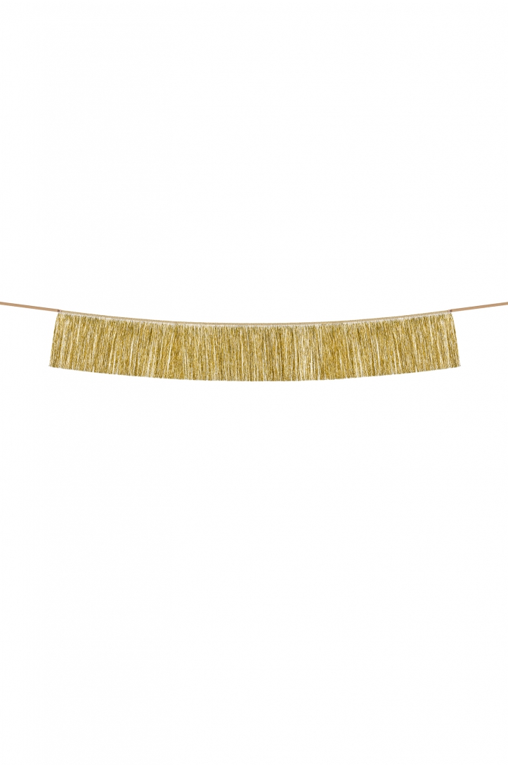 FRINGE GARLAND GOLD