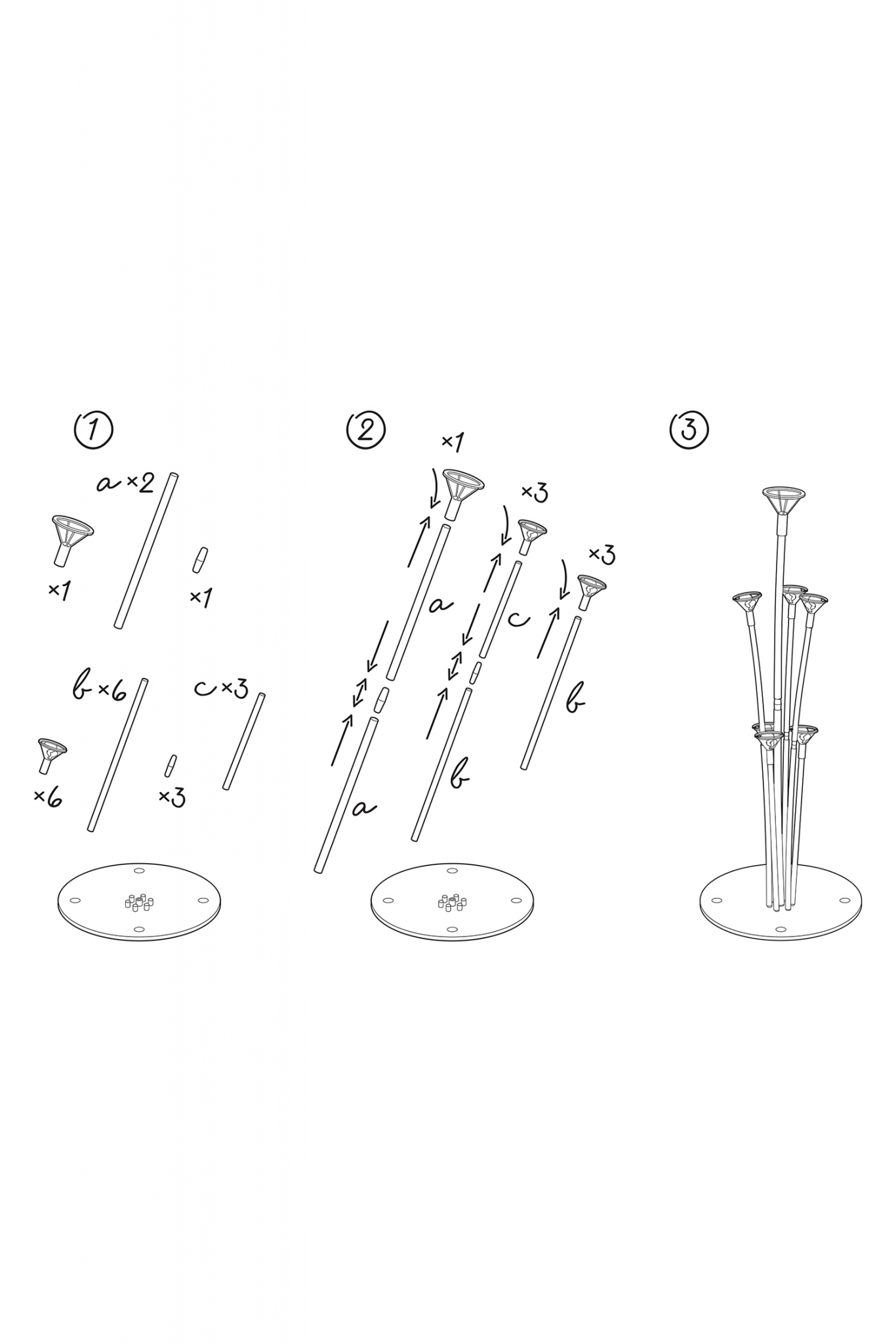 BALLOON STAND 72 CM