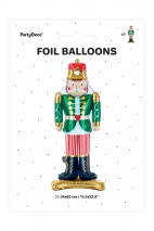 STANDING NUTCRACKER FOIL BALLOON 34X85CM