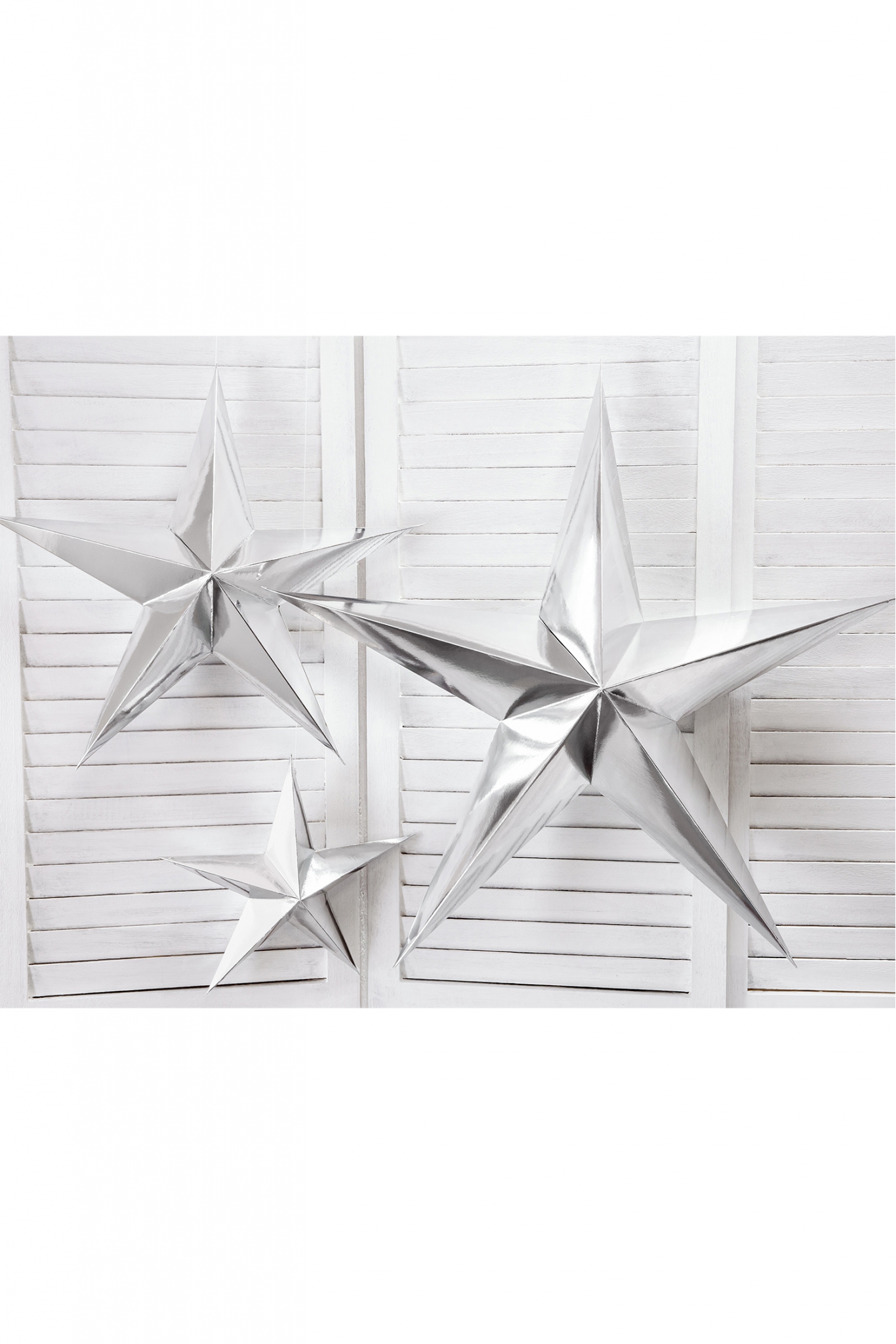 PAPER STAR 70 CM SILVER