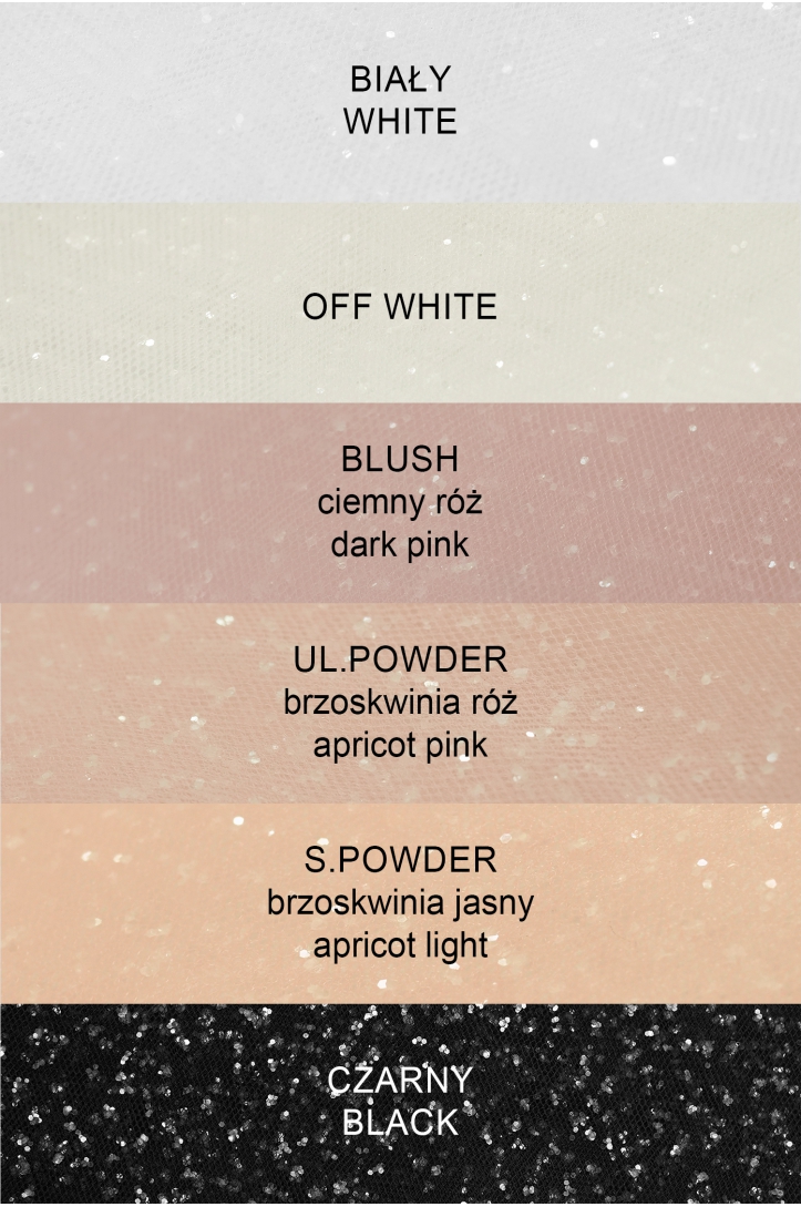 TULLE WITH GLITTER AK-BM BLUSH