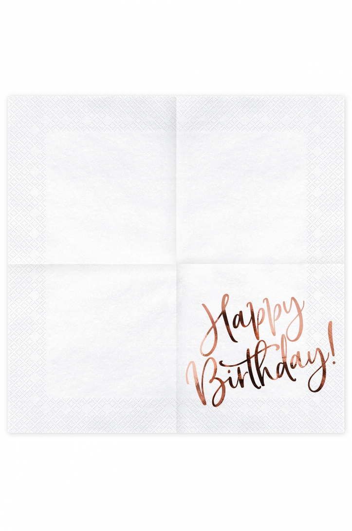 Serwetki Happy Birthday