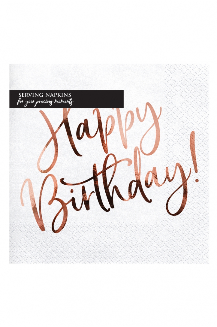 Servietten Happy Birthday