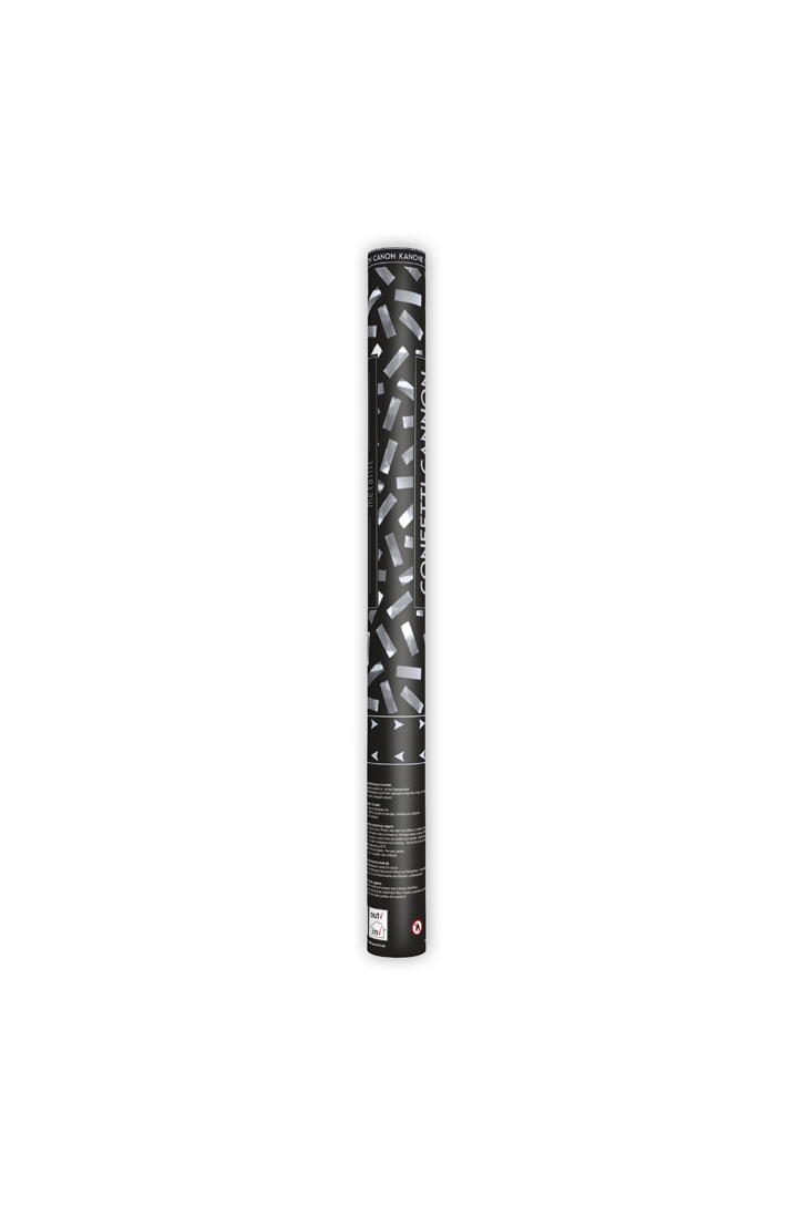 Confetti Cannon, Silver, 60 cm
