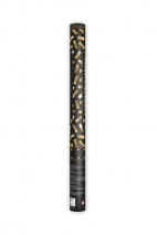 Tuba z konfetti, srebrny, 60cm