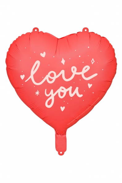 Balon foliowy Serce ''I love you''