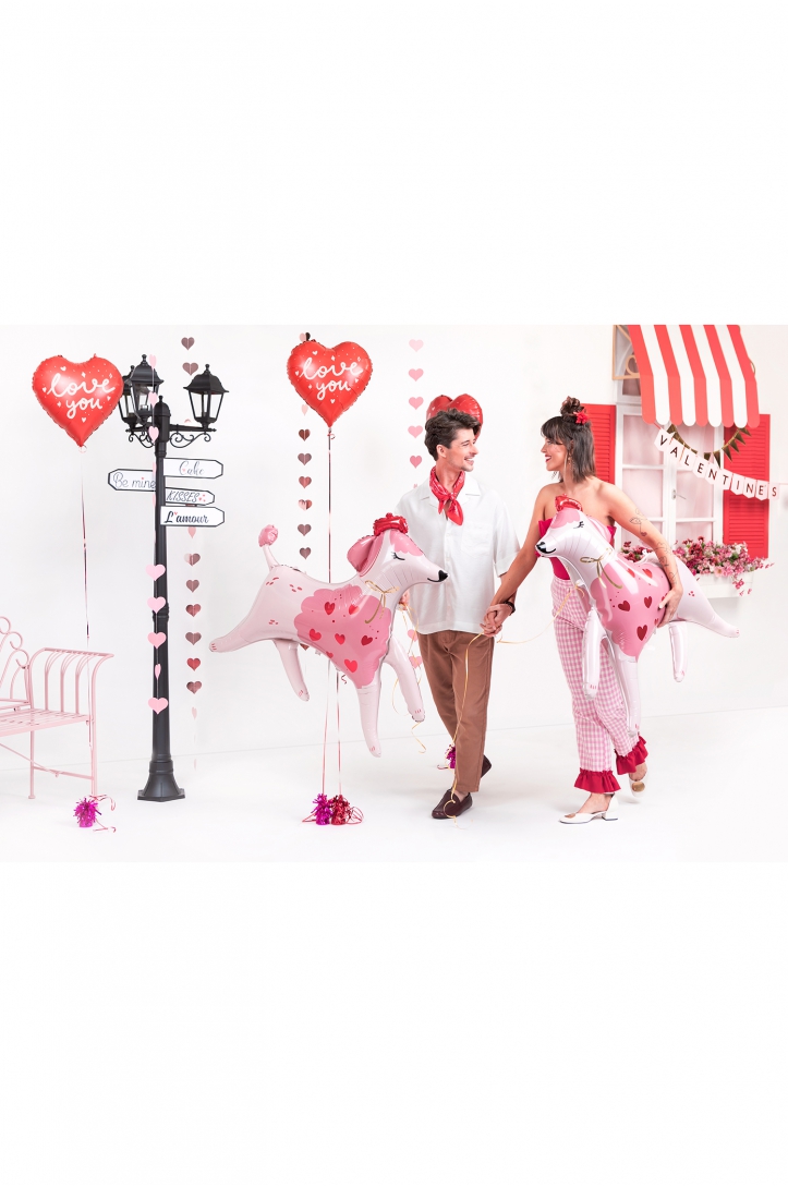 Balon foliowy Serce ''I love you''