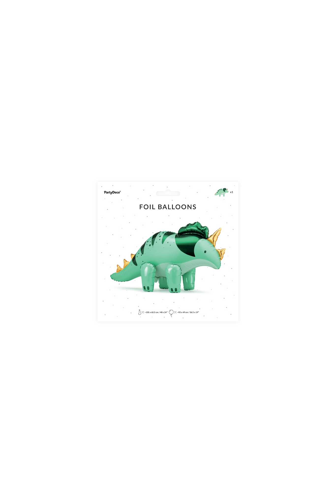 Foil Balloon Triceratops
