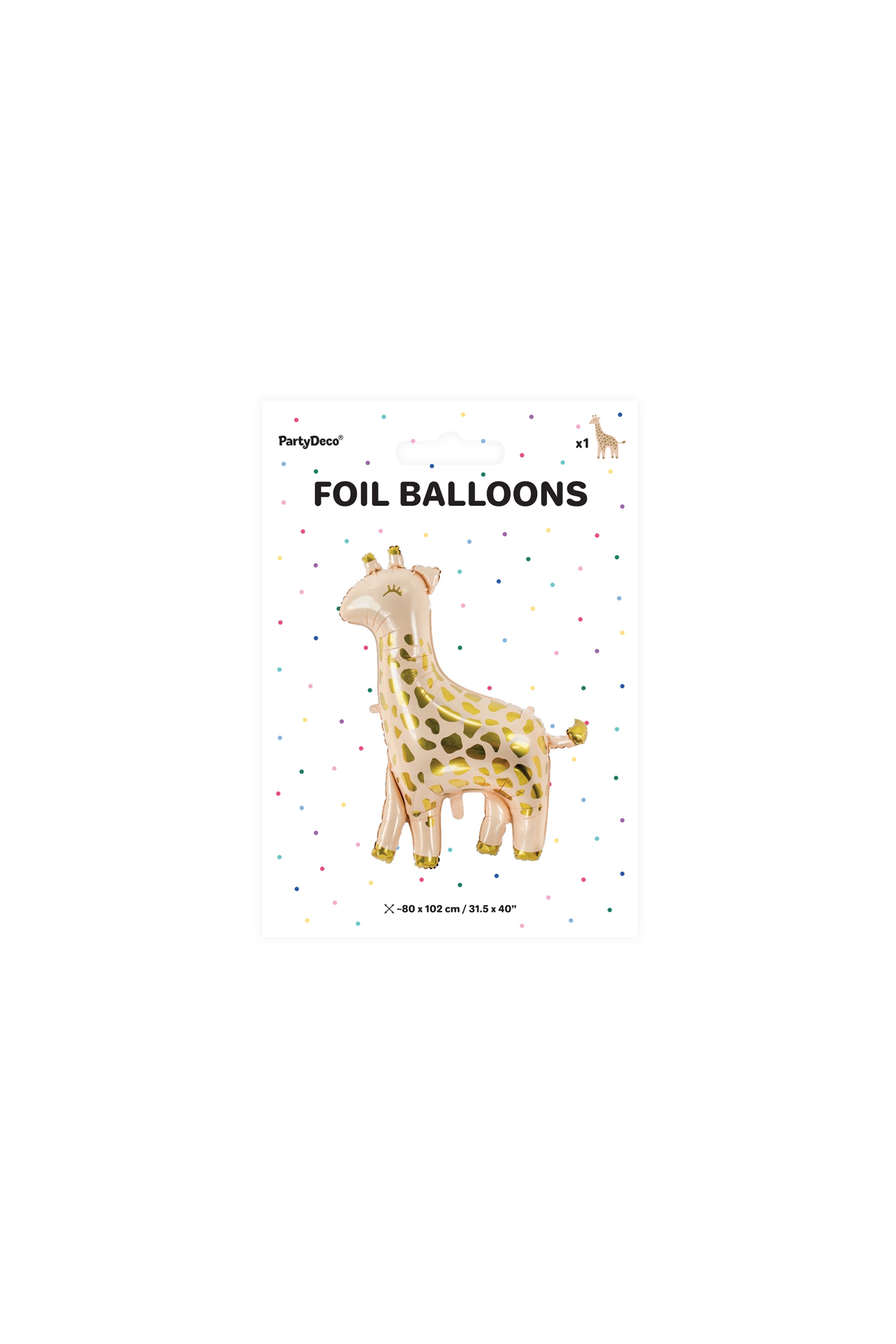 Folienballon Giraffe