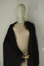 Fringe knit fabric
