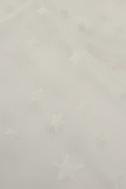 Tulle with star flock IT4007673