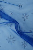 Glitter Snowflakes Tulle SKYRT0020