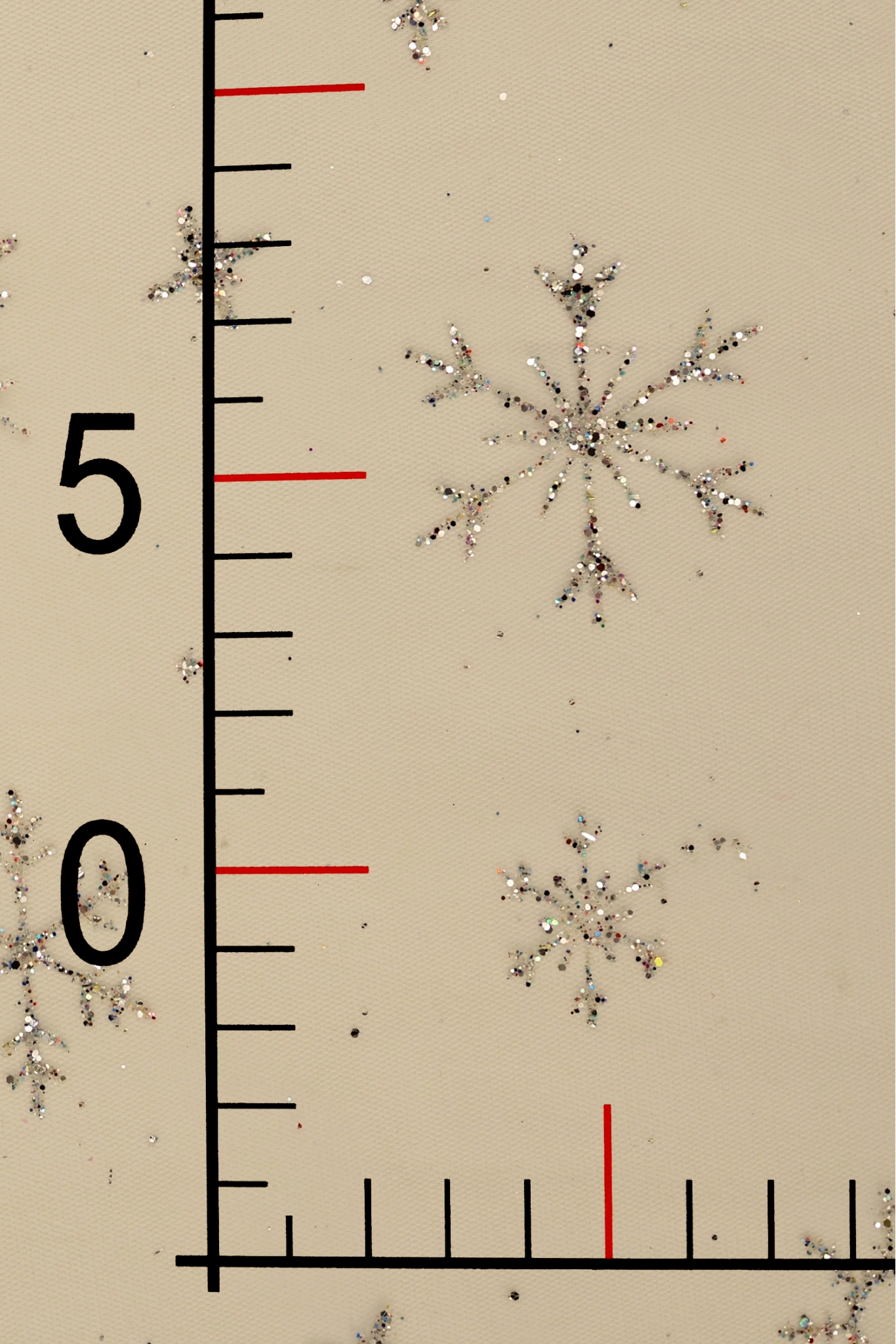 Glitzer-Schneeflocken-Tüll SKYRT0020