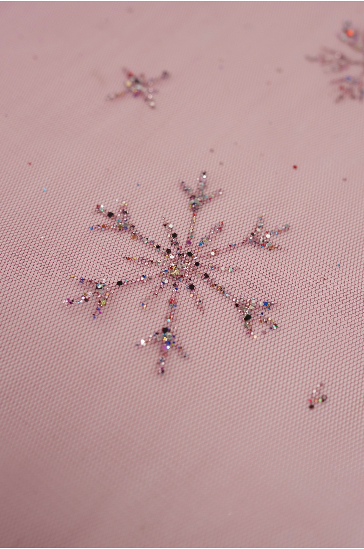 Glitter Snowflakes Tulle SKYRT0020
