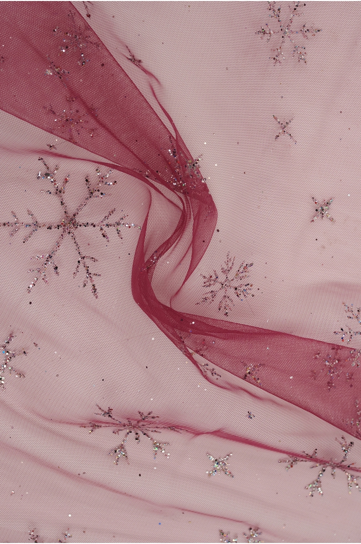 Glitter Snowflakes Tulle SKYRT0020