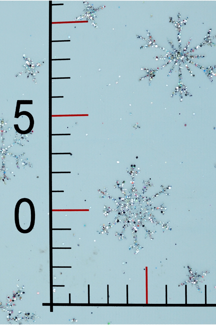 Glitzer-Schneeflocken-Tüll SKYRT0020