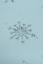 Glitzer-Schneeflocken-Tüll SKYRT0020
