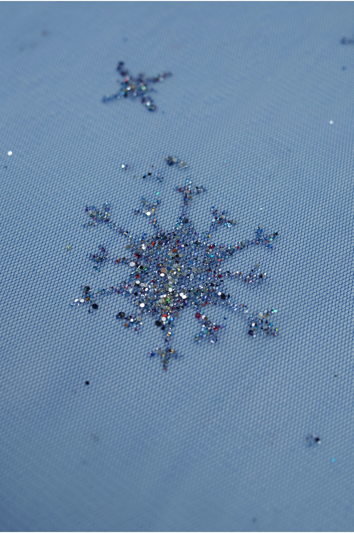 Glitter Snowflakes Tulle SKYRT0020