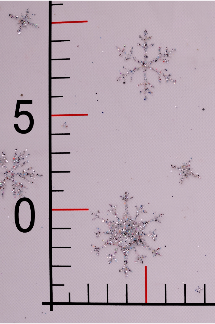 Glitzer-Schneeflocken-Tüll SKYRT0020