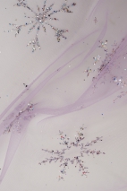 Glitter Snowflakes Tulle SKYRT0020