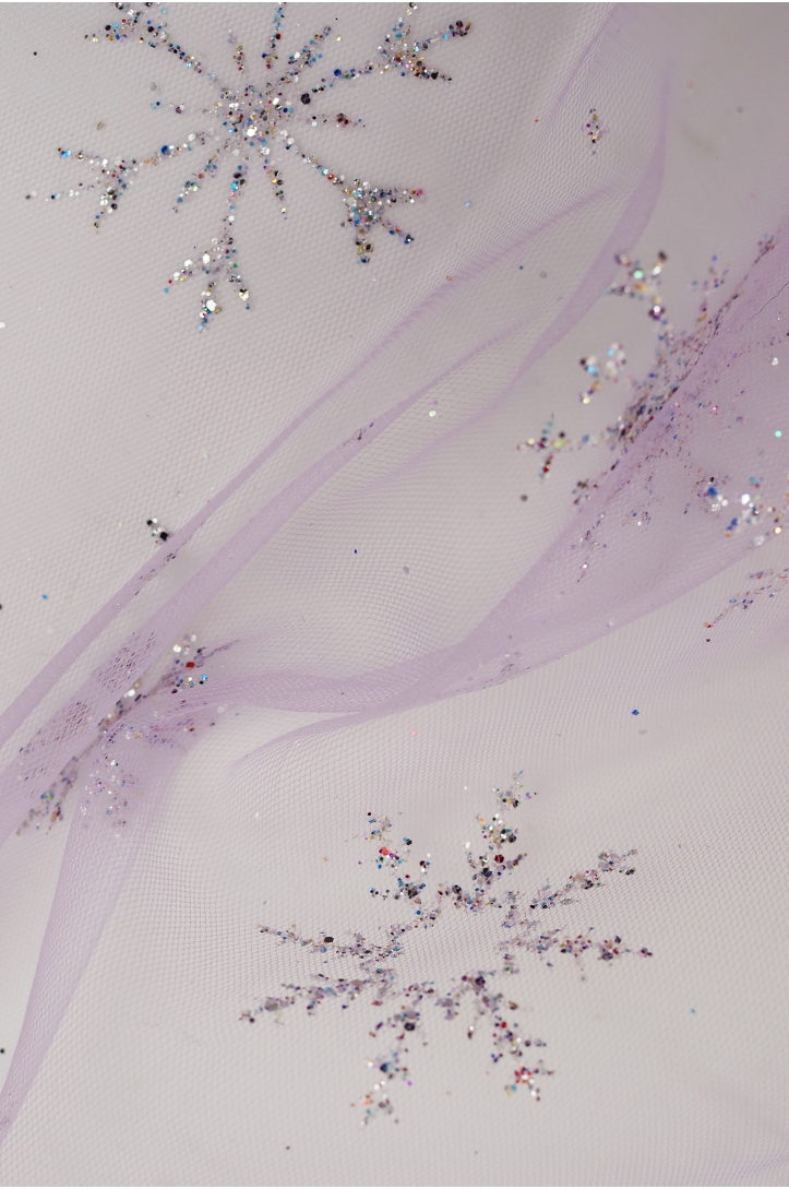 Glitter Snowflakes Tulle SKYRT0020