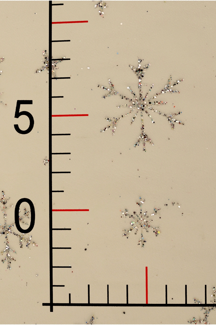 Glitzer-Schneeflocken-Tüll SKYRT0020