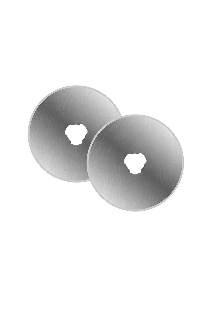 Ersatzmesser eines Rollschneiders, 18 mm, gerade, Innendurchmesser 4 mm, 2 Stk.