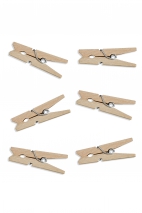 Wooden clips