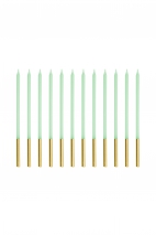 Plain birthday candles 14 cm