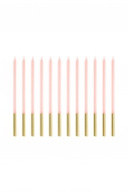 Plain birthday candles 14 cm