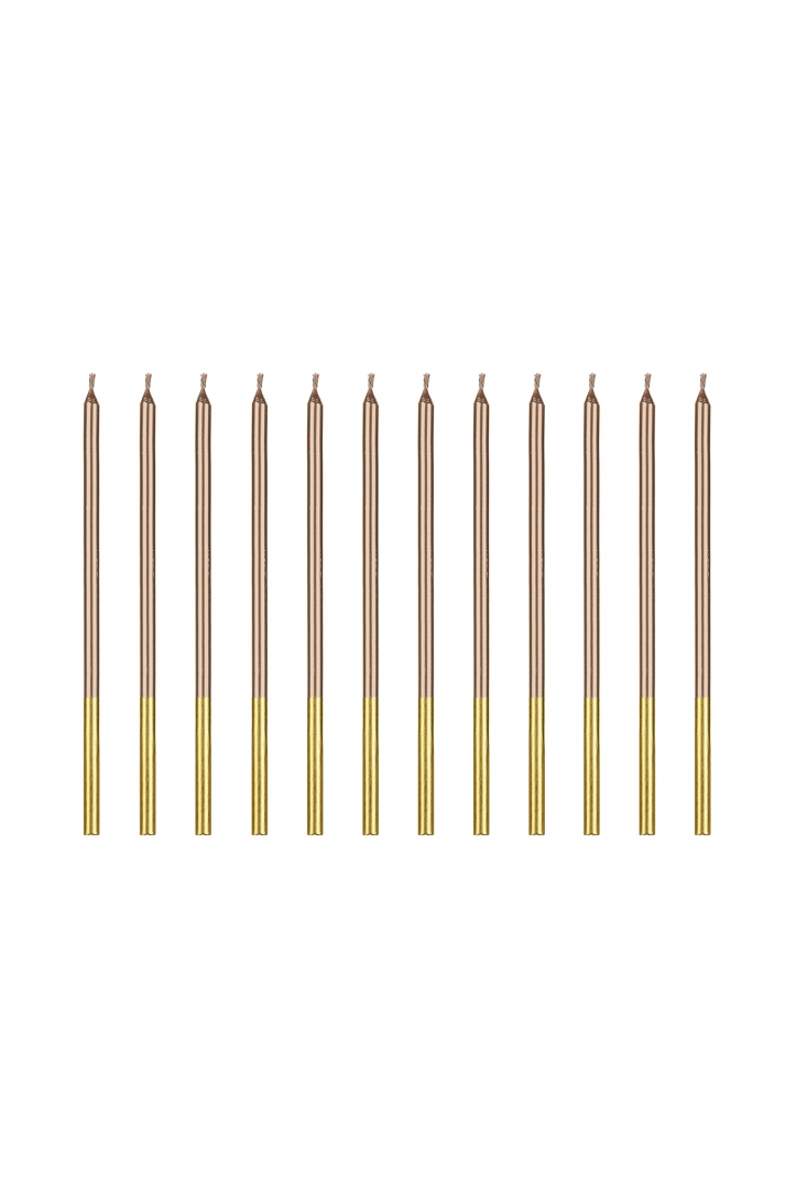 Świeczki urodzinowe gładkie 14 cm