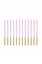 Plain birthday candles 14 cm