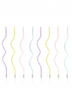 Twisted birthday candles