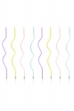 Twisted birthday candles