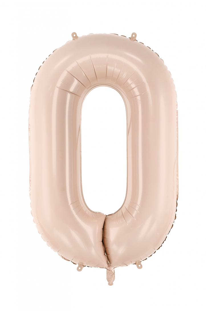 Balon foliowy Cyfra beż