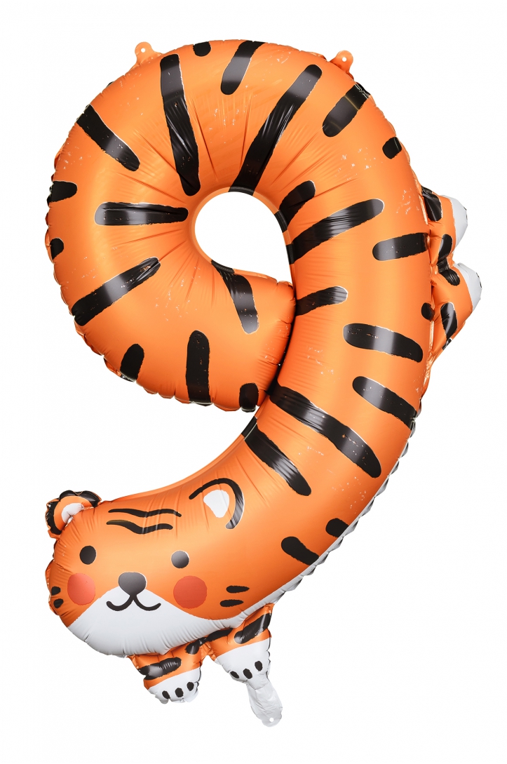 Balon foliowy Cyfra Zwierzątko