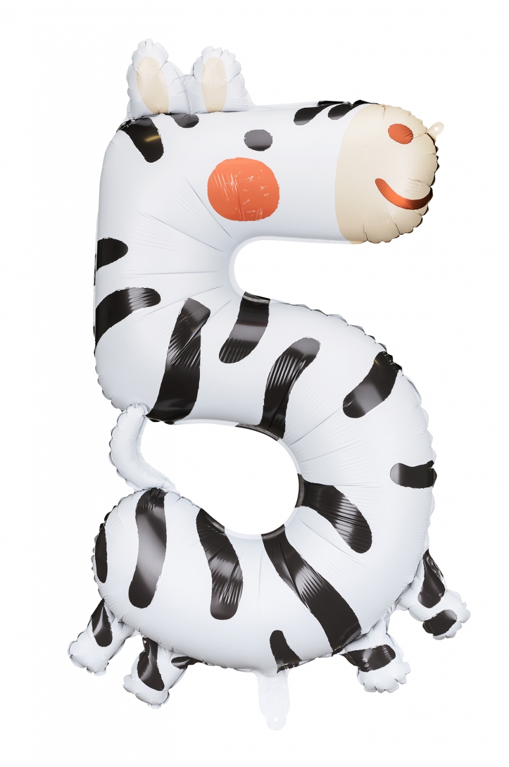 Foil Balloon Number Animal
