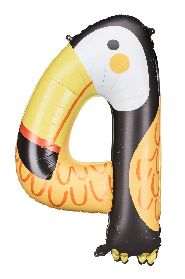 Balon foliowy Cyfra Zwierzątko