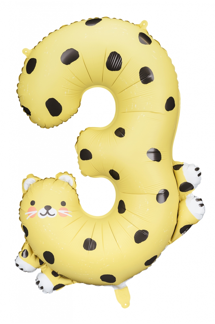 Foil Balloon Number Animal