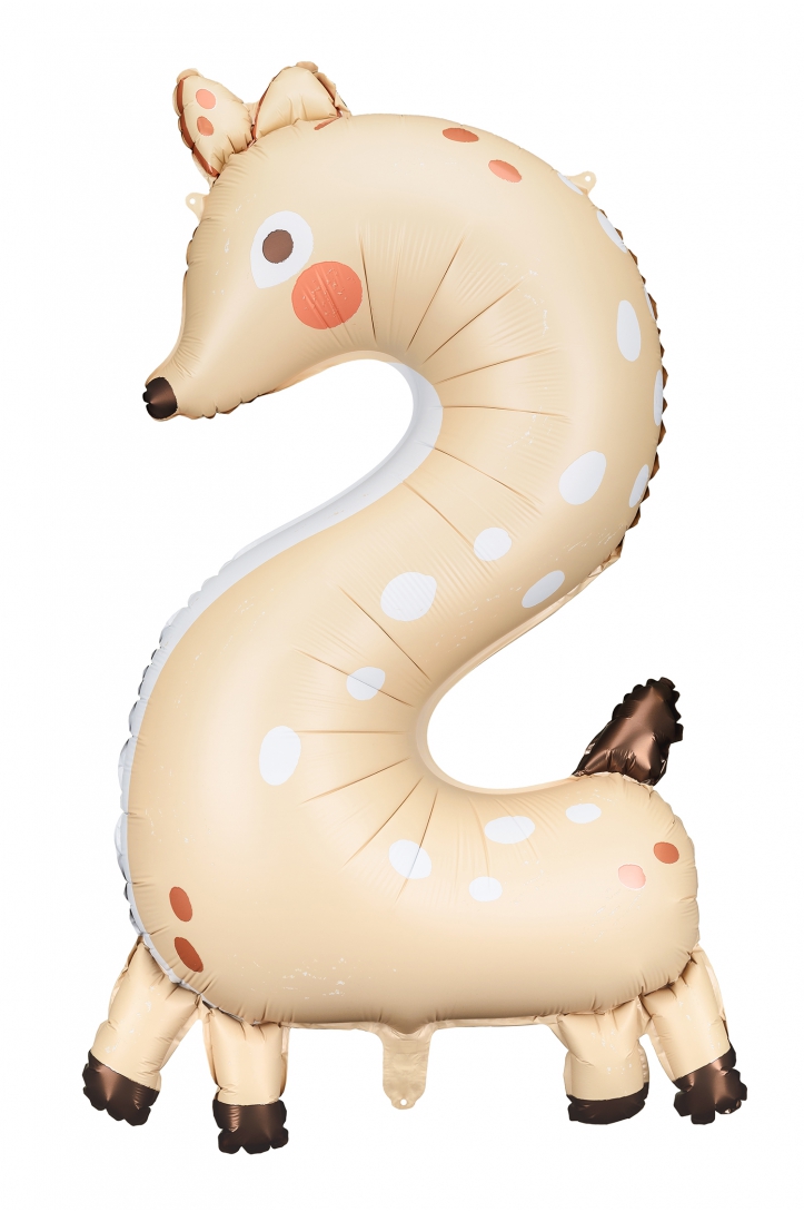 Foil Balloon Number Animal
