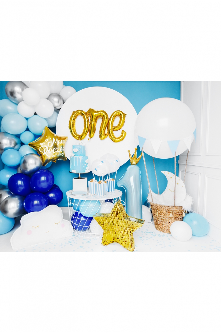 Balon foliowy Cyfra 1 Różowy