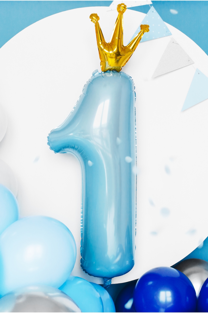 Balon foliowy Cyfra 1 Różowy