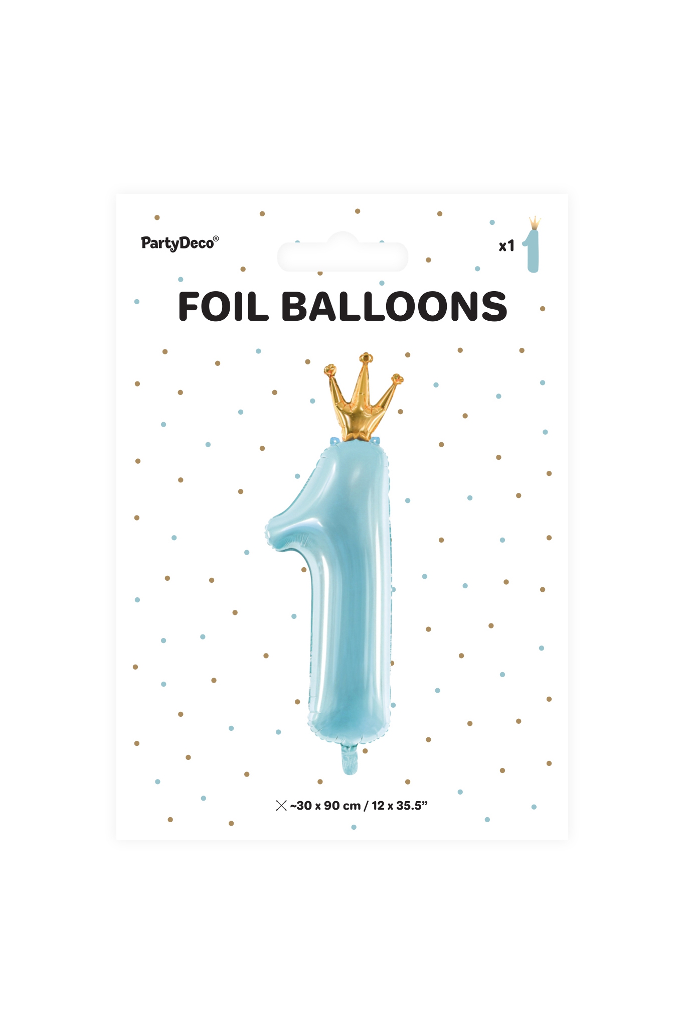 Foil Balloon Number 1 Pink
